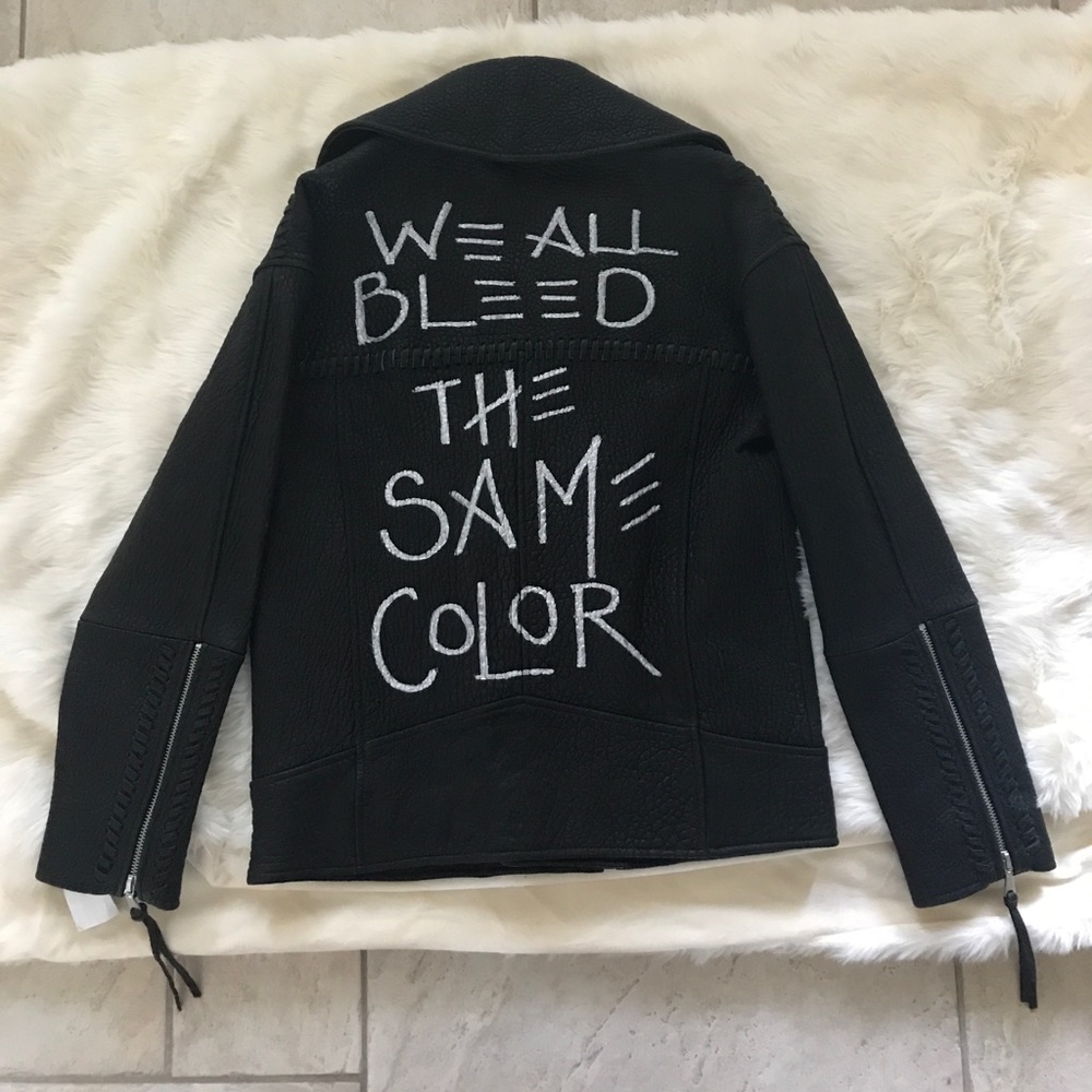 Rebecca Minkoff Leather Jacket Unique 1 in 23